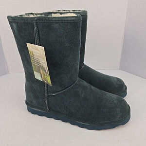 BearPaw Women's Dark Gray Ankle Boots